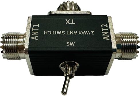 2 Way CB/HAM Antenna Coax Switch 100W 1-30MHz Optional SO239/BNC Connector (BNC) in Saudi Arabia