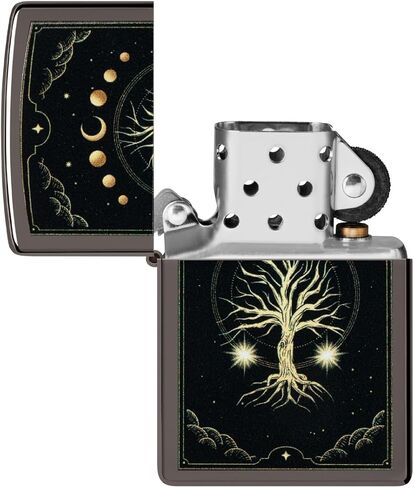 ولاعة جيب Zippo Tree Life بتصميم مطبوع باللون الأبيض غير اللامع in Saudi Arabia