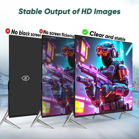 HDMI Switch 2 in 1 Out, 4K@60Hz Ultra HD Signal Switcher, Two Computer One Monitor Splitter Support HDR 3D for Game Console PS5/PS4 Xbox Roku Fire TV Stick PC Laptop, Aluminum Uni-directional Selector in Saudi Arabia