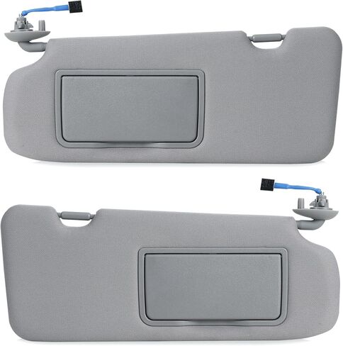 Driver Left Side Sun Visor Compatible with Honda CR-V 2017 2018 2019 2020 2021 2022 Sunshade Replace 83280TLAA12ZB (Gray, Driver Side) in Saudi Arabia