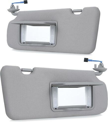 Driver Left Side Sun Visor Compatible with Honda CR-V 2017 2018 2019 2020 2021 2022 Sunshade Replace 83280TLAA12ZB (Gray, Driver Side) in Saudi Arabia