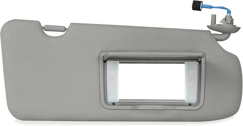Driver Left Side Sun Visor Compatible with Honda CR-V 2017 2018 2019 2020 2021 2022 Sunshade Replace 83280TLAA12ZB (Gray, Driver Side) in Saudi Arabia