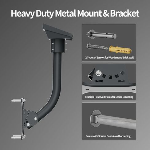 Starlink Gen 3 Mount Pivot Roof Mount for Starlink Gen 3, Adjustable Metal Pole Mount 16" for V3 Standard Dish Kickstand Roof Wall Mounting Kit, Starlink Accessories in Kuwait
