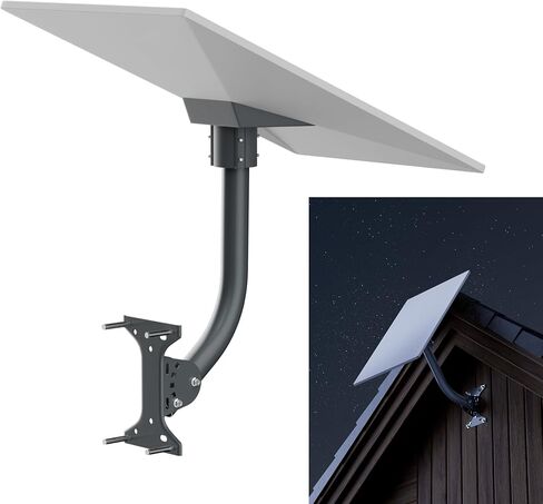 Starlink Gen 3 Mount Pivot Roof Mount for Starlink Gen 3, Adjustable Metal Pole Mount 16" for V3 Standard Dish Kickstand Roof Wall Mounting Kit, Starlink Accessories in Kuwait