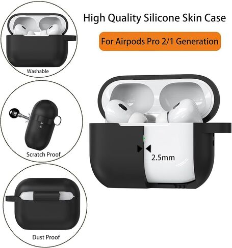 Case for Airpods 4 Gen Case Cover for Men Women Girl, Compatible Airpods 4th Generation Case, Soft Silicone Apple iPod Case 4th Gen Protective Cover Skin with Keychain Cleaner Pen,Pink in Kuwait