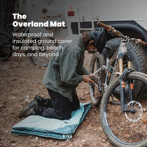 Rumpl Overland Mat – Waterproof, Padded Ground Cover and Blanket, Wasabi in Saudi Arabia