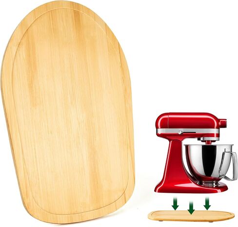 Blender Slider Mat for Kitchenaid Stand Mixer, Bamboo Slide Tray for Kitchen Appliances, Tilt Head Kitchen Aid Countertop Electrical Sliders 4.5-5 Quart Stand Mixer, Countertop Coffee Slider in Saudi Arabia