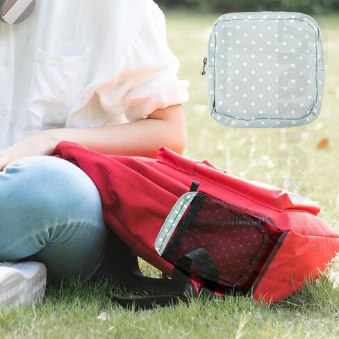 Framendino, 12 Pack Sanitary Napkin Storage Bag Set Zipper Menstrual Pad Pouch Tampons Holder Period Gifts for Women Cute Style in Saudi Arabia