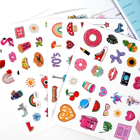 Eleption DIY Journal Kit for Girls Ages 8-12،98pcs Journal Set DIY Girls Diary Age 6-8 Scrapbook & Diary Set ، Journaling Art Crafts Kit for 8 9 10 11 12 13 14 14 alming teenage girl in Saudi Arabia