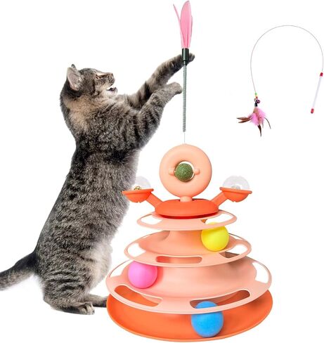 ألعاب القطة القطة القطنية التفاعلية مع ألعاب القطط كرات Catnip للقطط الداخلية Cat Cat Ball Toy in Saudi Arabia