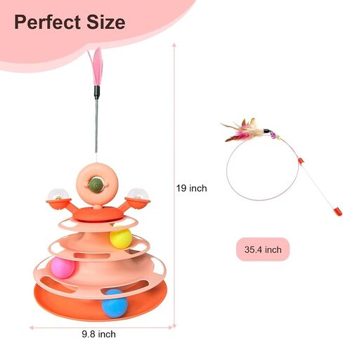 ألعاب القطة القطة القطنية التفاعلية مع ألعاب القطط كرات Catnip للقطط الداخلية Cat Cat Ball Toy in Saudi Arabia