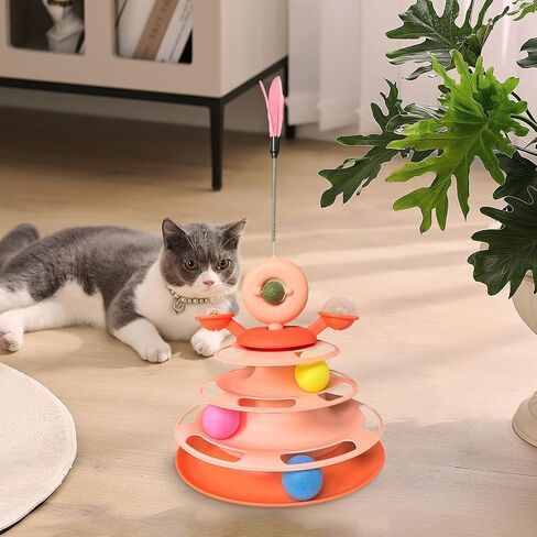 ألعاب القطة القطة القطنية التفاعلية مع ألعاب القطط كرات Catnip للقطط الداخلية Cat Cat Ball Toy in Saudi Arabia