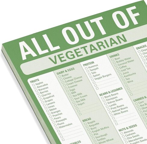 Knock Knock Out Out of Pad (Keto) ، لوحة بقالة Keto Diet Rist ، 6 × 9 بوصات in Kuwait