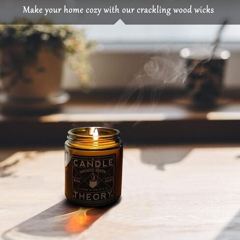 Scented Candle Gift Set with Crackling Wood Wicks 3, 4oz Candles, Misty Falls, Alpine Spruce, Spring Meadow - Designed for Both Men Women, Man Cave Decor Wood Wicks Candle Candles for Home in Saudi Arabia