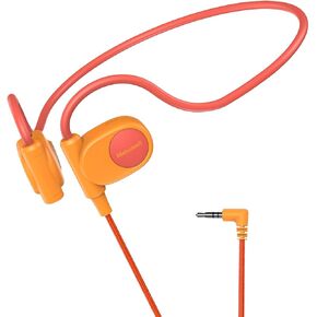 Kid Headphones for School, Air Conduction Open Ear Headphones, 3.5mm Jack Wired Cord, Ultra-Comfort, Ergonomic and Lightweight Design Perfect for School and Outdoor Activities-Pink