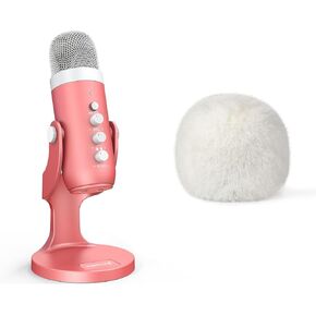 ZealSound Gaming USB Microphone k66p and d65w Furry Cover