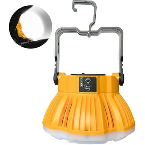 20V LED Camping Lantern for Dewalt 20v Battery, 24W LED Work Light for Emergency and Hurricane,Camping, Hiking, Fishing（Battery Not Included）