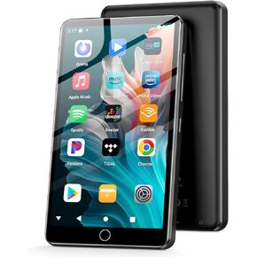 144GB MP3 Player with Bluetooth WiFi, Spotify MP3 MP4 Player with 4" Touchscreen and Speaker, Android 13 OS MP3 Music Players with Spotify, Audible, Amazon Music, Play Store