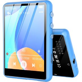 64GB MP3 Player - SWOFY M4 Music Player with Bluetooth 5.3 HiFi Sound Shuffle Single Loop FM Radio Built-in HD Speaker Mini Design Ideal for Sport (Earphones Included)