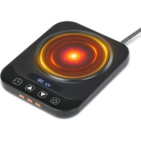 Coffee Mug Warmer - 36W Smart Cup Warmer for Coffee with 9-Temp Settings Display, 1-12H Timer, Electric Beverage Tea Water Milk Warmer for All Cups and Mugs