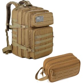 QT&QY 45L Tactical backpack Tactical Toiletry Bag