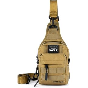 WOLFpak 4L Mini Tactical Sling Bag Khaki