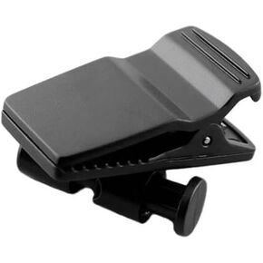 Aviation Headset Cable Clip, Clothing Wire Holder for Pilots, Black Plastic