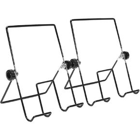 2 Pack Foldable Tablet Stand,Adjustable Metal Portable Tablet Holder,Mobile Phone Holder,Displays Picture Frames, Photo,Cookbooks, iPad, Sheet Music