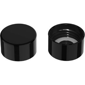 Mycket Soda Water Bottle Caps, 2 Packs Soda Carbonating Bottles Caps Compatible with Most Soda Machine Bottle（Black）