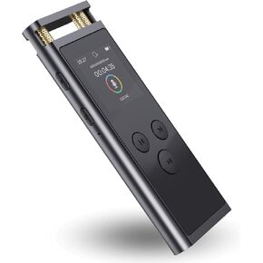 Digital Voice Recorder with Voice Activated Recording & Playback, 3072kbps Audio Recorder Dictaphone, Aluminum Alloy Body with 64GB Storage for Lectures, Meetings,Interviews by FoCase Rec