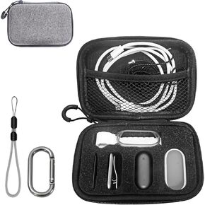 Travel Case for PLAUD NotePin AI Voice Recorder and Charging Dock Accessories,Shockproof Carrying Bag - Includes Case Only