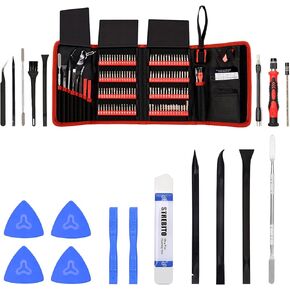 STREBITO Precision Screwdriver Set 142-Piece + 11-Piece Spudger Pry Tool Kit Bundle, Plastic & Metal Spudger Tool for iPhone, Laptop, iPad, Cell Phone, MacBook, Tablet, Computer, Electronics Repair