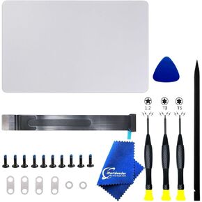 A2918 Trackpad Replacement for MacBook Pro (14-inch,M3,2023) Touchpad with Cable and Screws Tool Kit EMC 8304 821-04626-01 (Silver)