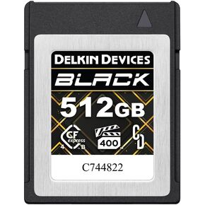 Delkin Devices Black 1TB CFexpress™ Type B 4.0 VPG400 Memory Card – High-Speed Performance for Professional Photography & Videography (1TB)