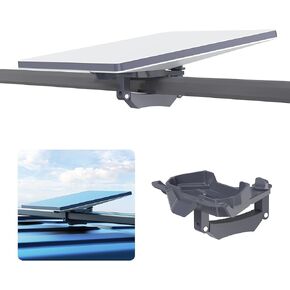 Mini Starlink Roof Rack Mount, 0.47''-1.89'' Aluminum Starlink Mini Car Mount, Anti-Theft Starlink Mini Mount Kit for Star Link Mini Dishy - Fits RV, Caravans, Yacht and Roof Installation
