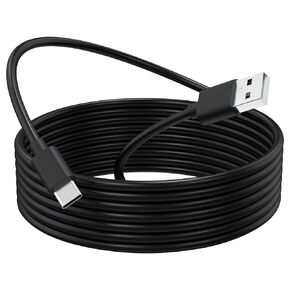 Zosvoses USB-C Charging Cable Compatible with Xbox Series X/Series S Controller, PS5/PS5 DualSense Controller, Switch/Pro/Lite Controller, Steam Deck, Black (10ft)