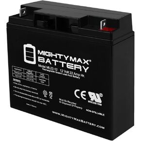 ML22-12 - 12 Volt 22AH SLA Battery - Mighty Max Battery Brand Product