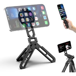 COMAN DP55 TRUPOD MANGET PHONE for iPhone ، حامل الهاتف الخليوي الجيب MINI MINI MANIC مع ARCA-SWISS ، ثقب المسمار 1/4 '، حذاء بارد ، متوافق مع MAGSAFE لـ iPhone 16/15/14/13/12