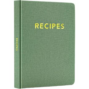 Blank Recipe Book to Write in Your Own Recipes, 6" x 9" Recipe Notebook with 236 Pages, Hardcover Recipe Journal for Family Cooking, Hold 100 Recipes