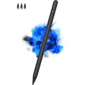 Active Stylus Pens for Touch Screens with Magnetic Design, Luntak Rechargeable Universal iPad Pencil, Fine Point Stylus Pen for iPad Pro/Air/Mini/iPhone/iOS/Android/Tablets Writing & Drawing-White