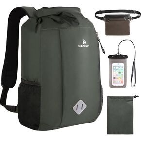 Dry bag backpack and Beach Blanket waterproof sandproof,20 L Dry Bag Waterproof with Waist Pouch and Phone Case