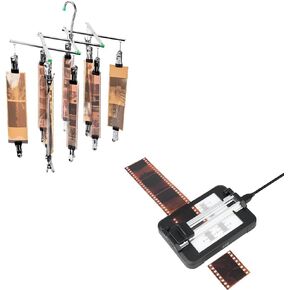 JJC Negative Slide Film Cutter + Film Drying Hanging Rack for 35mm 120