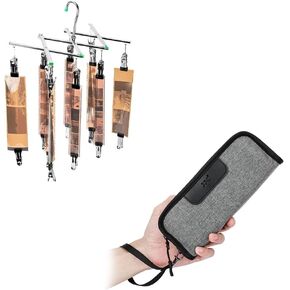 JJC Portable 35mm Film Case + Drying Hanging Rack for 35mm 120 Film