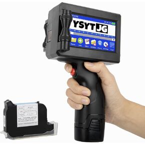 Intelligent Handheld Inkjet Printer P16 for QR Code, Barcode, Date of Manufacture, Time Signs, Portable Print Gun with Fast-Drying Ink for Metal, Wood, Glass, Cloth, Carton, Plastic & More Surfaces in Saudi Arabia