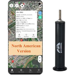 4G GPS Tracker for Mountain Bike BN-407-N No Subscription Free APP & Platform Mountain Biking Hidden Tracker Device North American Version (BN407-N 4G)