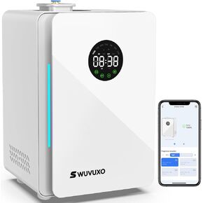 ناشر رائحة الفندق مع تقنية الهواء البارد ، آلة الرائحة الرائحة للمنزل ، ناشر رائحة HVAC يتستر حتى 3000 متر مربع. قدم | ناشر العطرية التجاري بدون ماء لغرفة كبيرة - أبيض