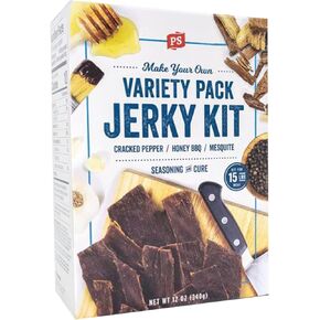 PS Sexiing Sexiing Searky Searky and Cure Kit (Teriyaki) - مجموعة Making Making Peef متشنج الحائزة على جائزة مع مزيج وعلاج التوابل - الفرن ، المدخن ، Dehydrator - رائع لحوم البقر ، الديك الرومي ، لحم الغزال ، لعبة البرية in Saudi Arabia