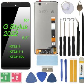 Screen Replacement for Motorola Moto G Stylus 2022 XT2211 XT2211-1 XT2211DL 6.8" Assembly LCD Display Touch Screen Digitizer with Tools Kit