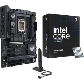 Micro Center CPU Motherboard Combo - Intel Core Ultra 7 265K 20-Cores LGA 1851 Desktop Processor Bundle with Tuf Gaming Z890-Plus WiFi Motherboard