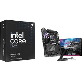Intel Ultra 7 Desktop Processor 265KF - 20 cores (8P+12E) & MSI MEG Z890 ACE Gaming Motherboard (Support Core Ultra Series 2 Intel Processors, LGA 1851, DDR5, PCIe 5.0,Thunderbolt 4, ATX)